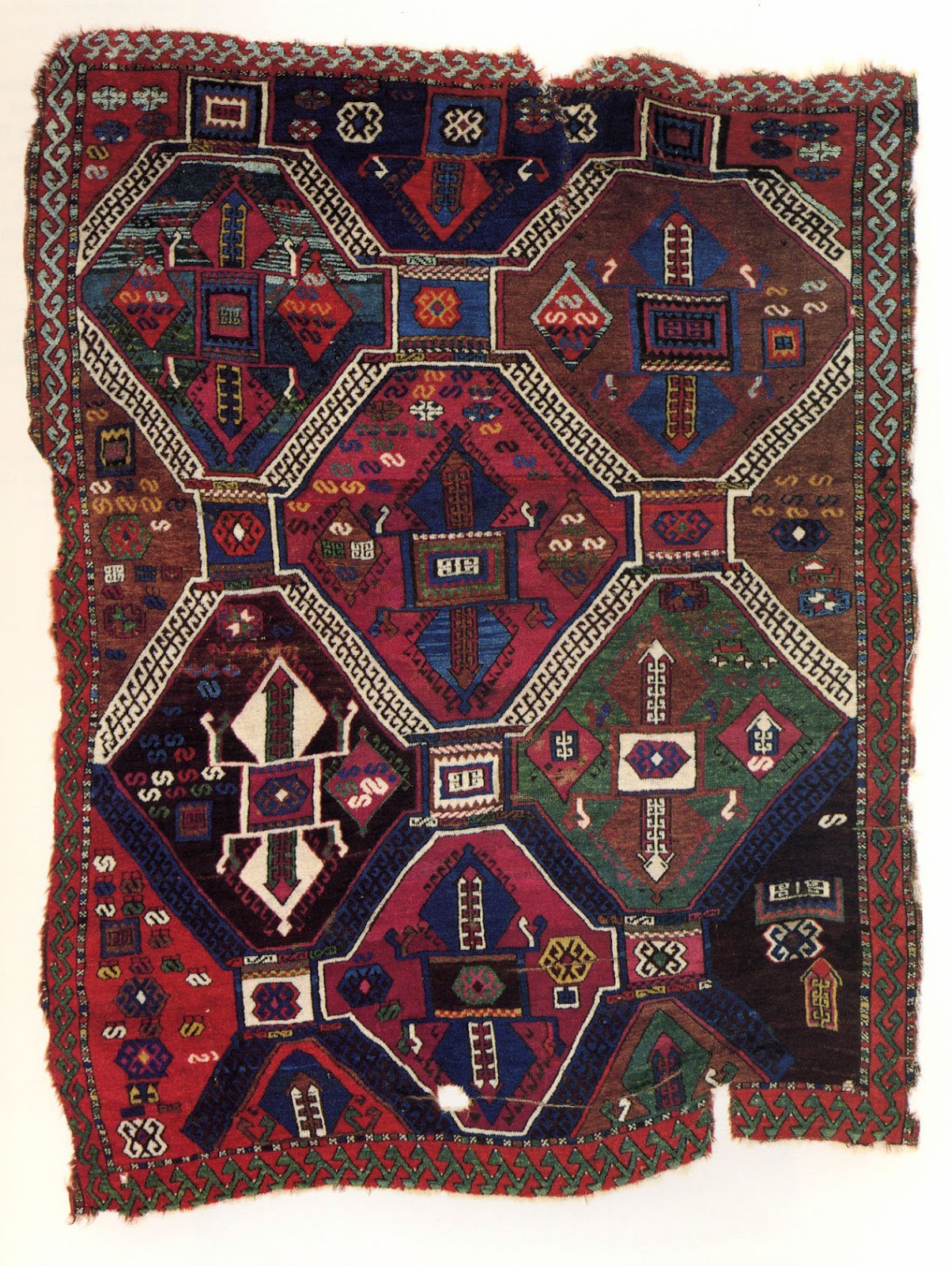Trbal carpet belonging to Reshwan Kurds, 19th century, Eastern Anatolia